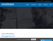Tablet Screenshot of emailtopia.com